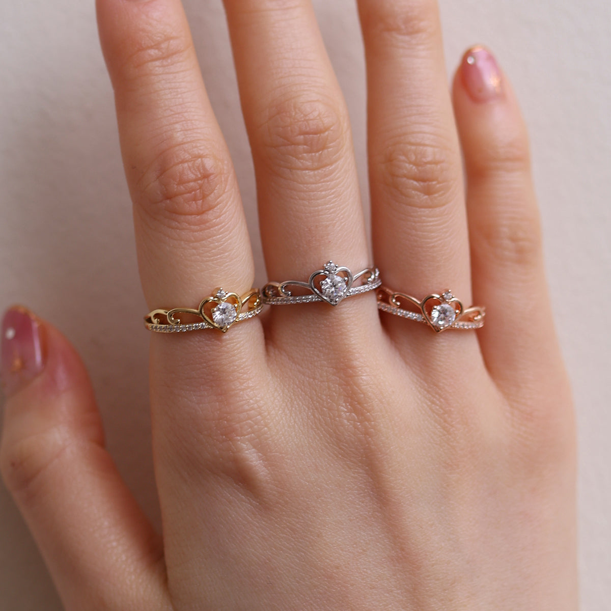 Princess crown ring