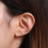 Double Cubic Ear Cuff