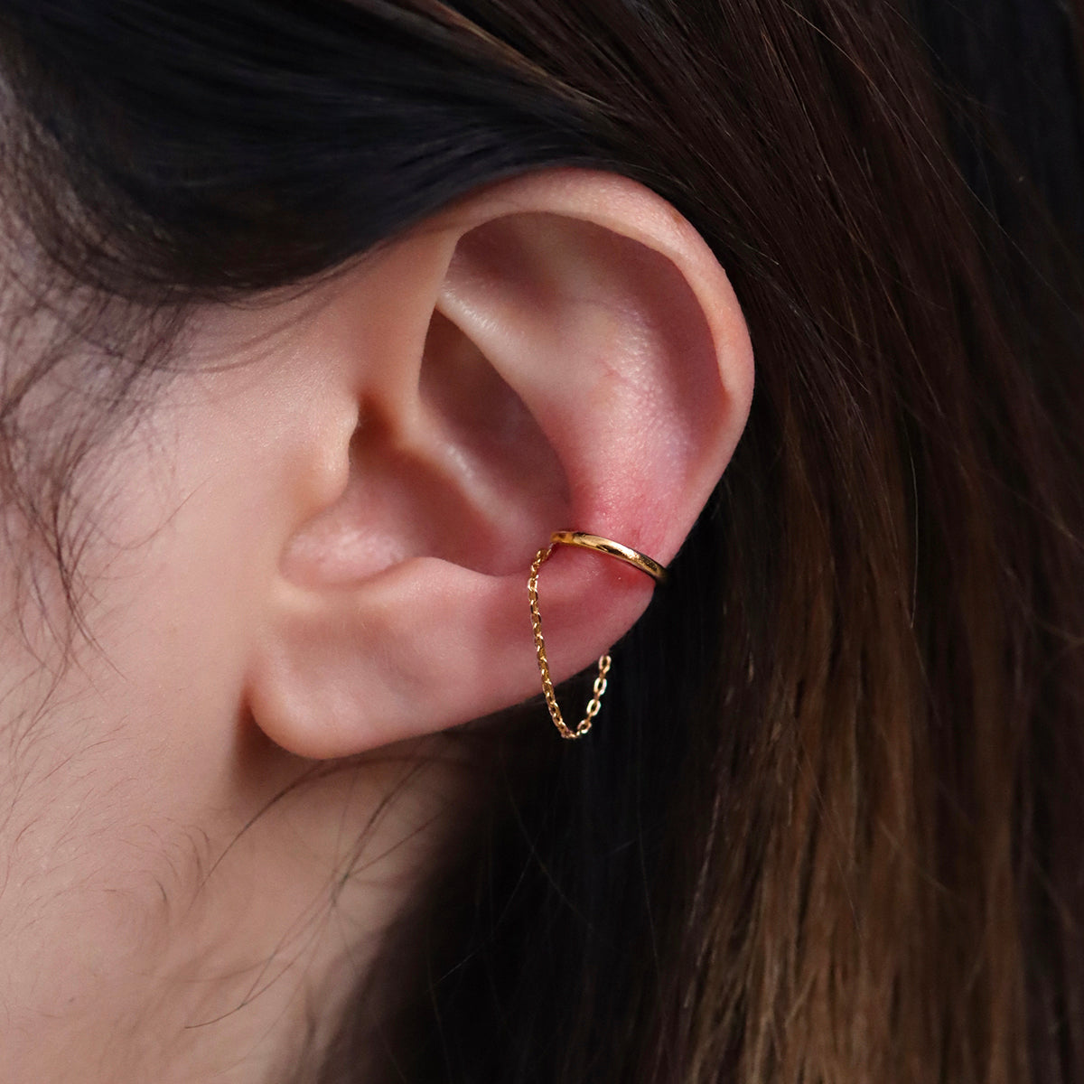 Chain Drop Ear Cuff