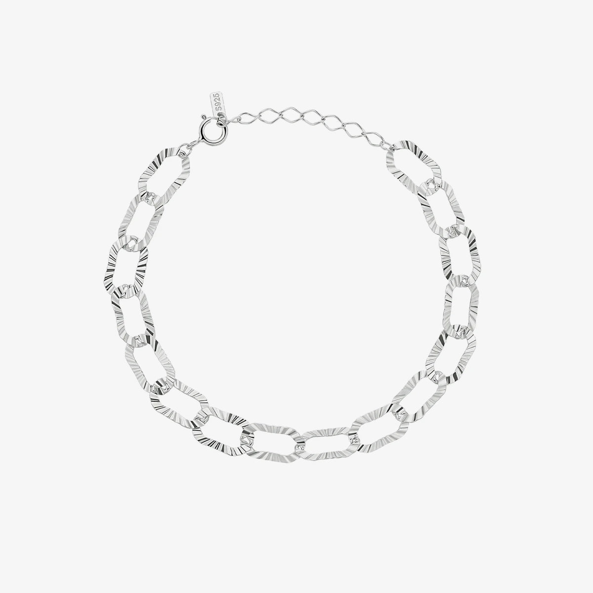 Oval chain bracelet