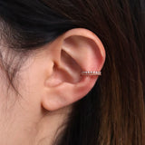 Simple Line Sparkle Ear Cuff