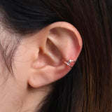 Single Cubic Ear Cuff