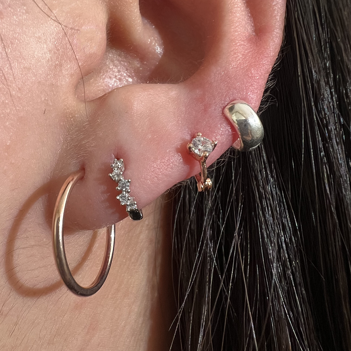 17mm hoop earrings