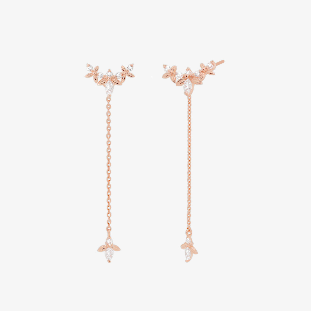 Wing drop earrings