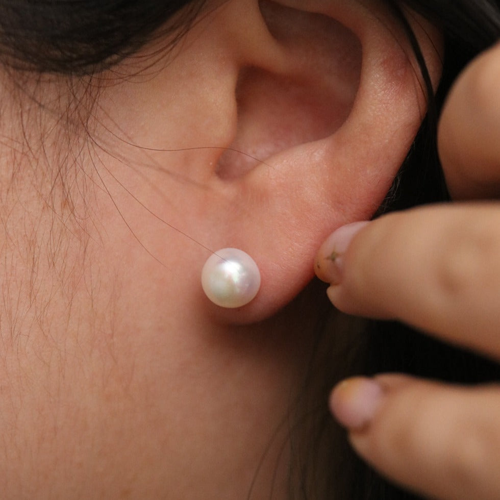 Fresh water pearl earrings (3 sizes)