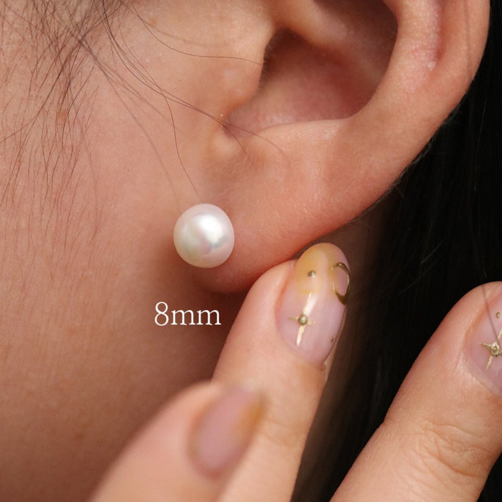 Fresh water pearl earrings (3 sizes)