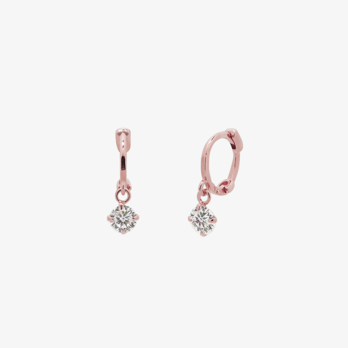 Cubic Charm Huggie Earring