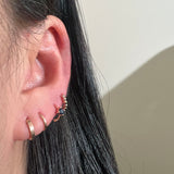 10mm huggie earring