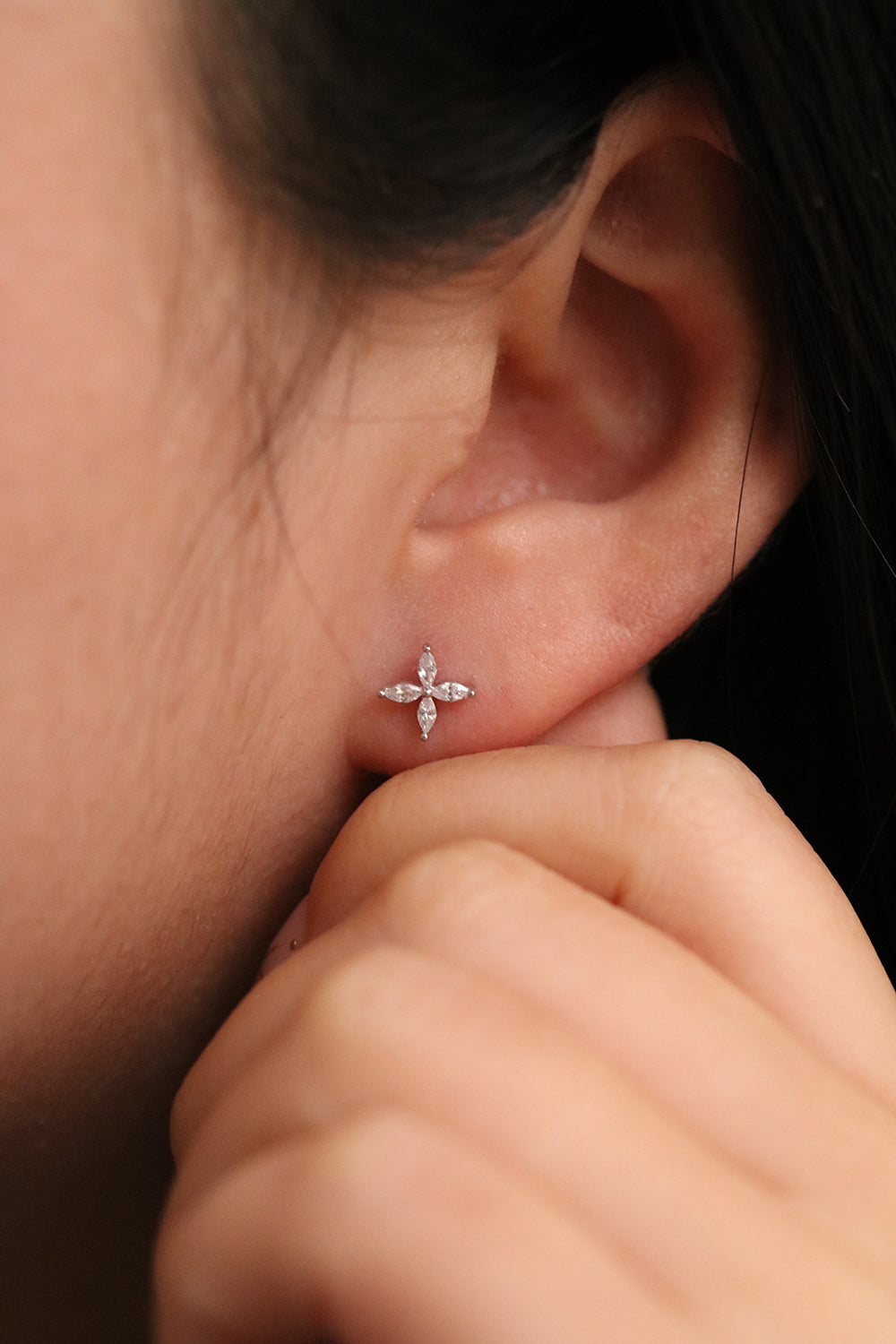 Windmill flower earrings