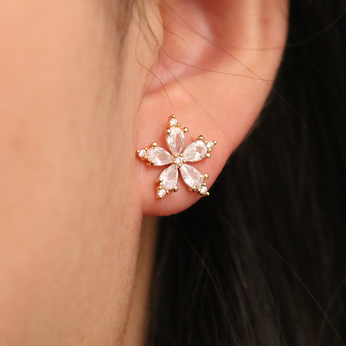 Flower Shape Earrings