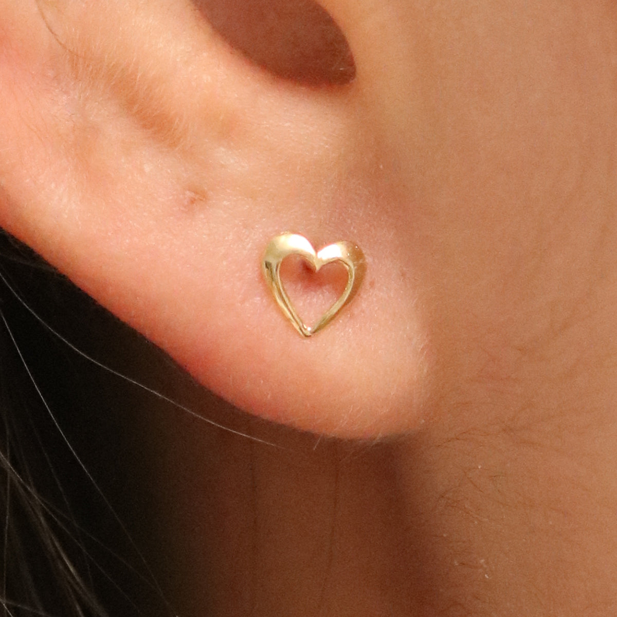 heart studs