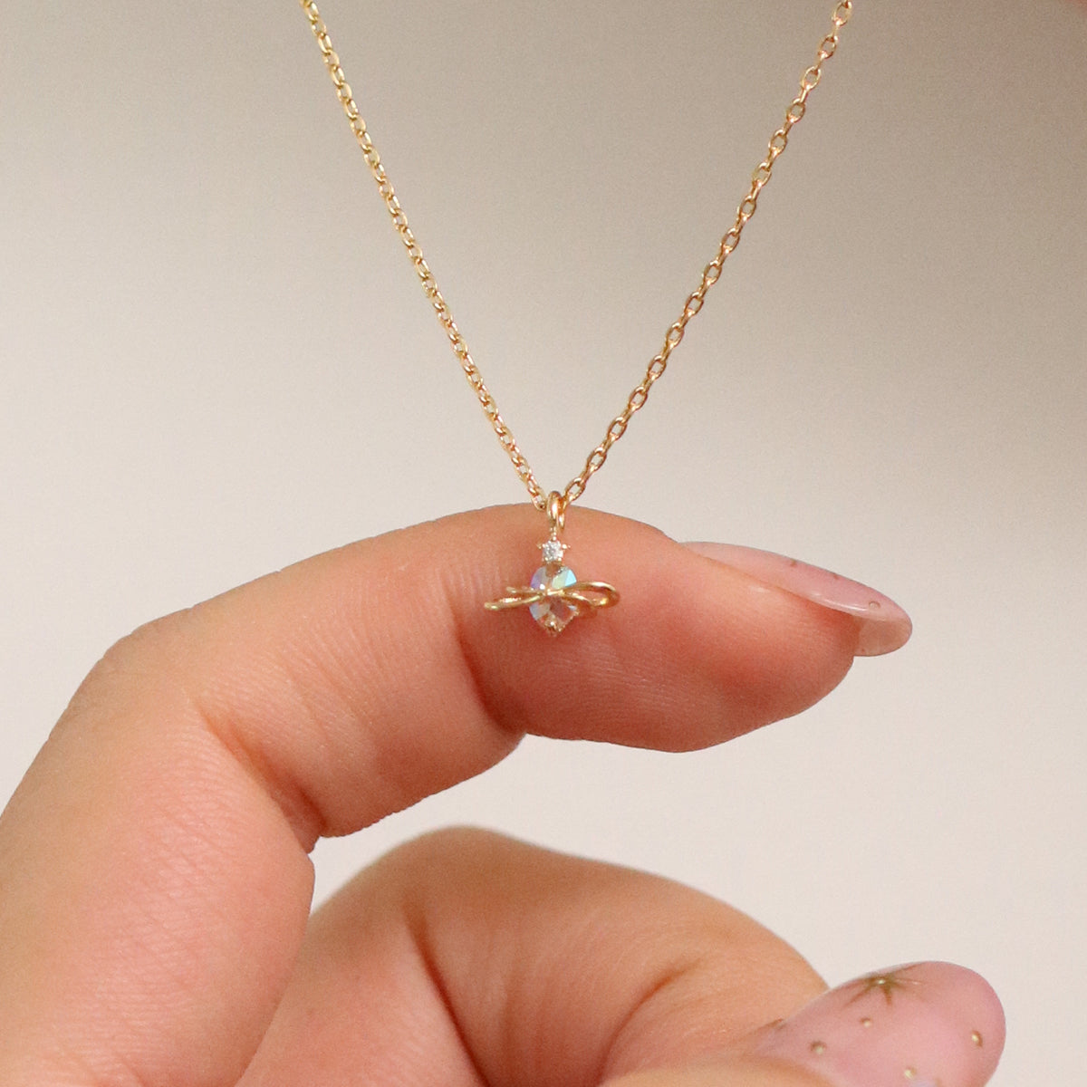 Princess saturn necklace