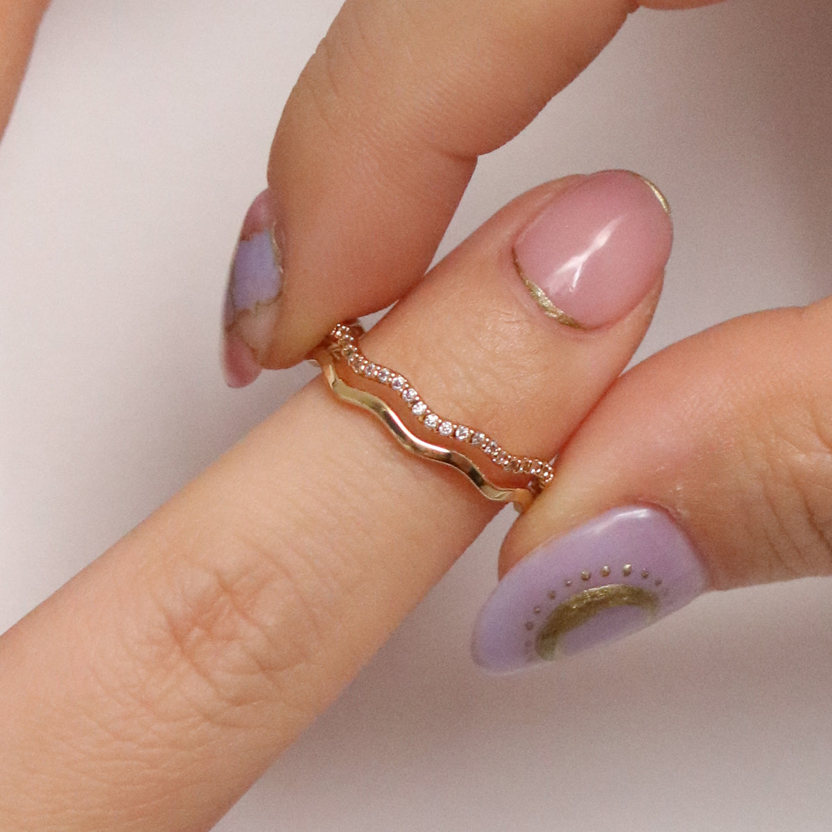 Wave Layered Ring