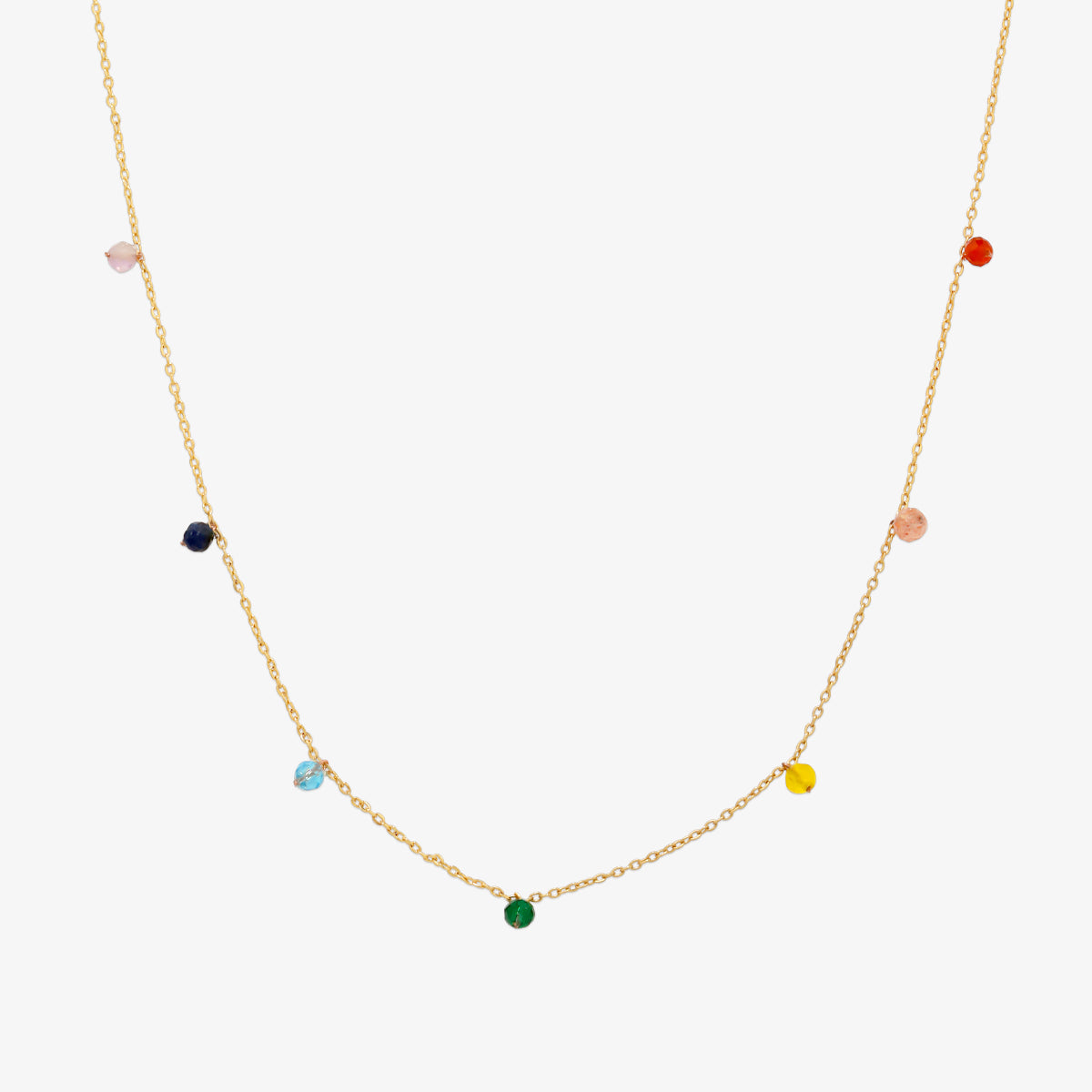 Berry gemstone necklace