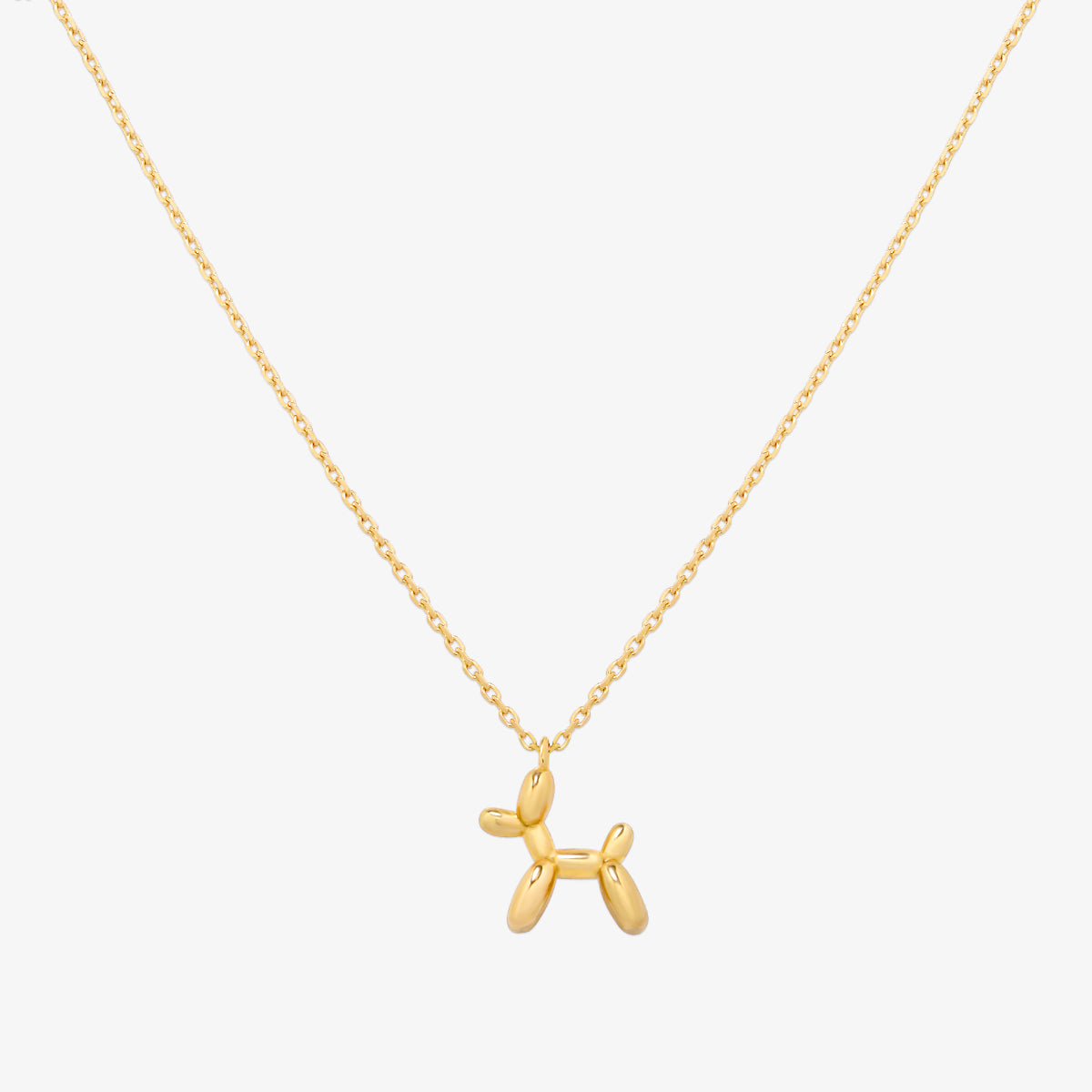 Balloon dog necklace