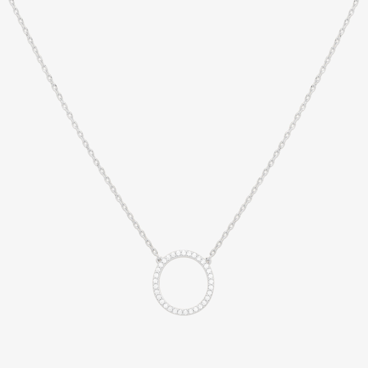 Cubic circle necklace