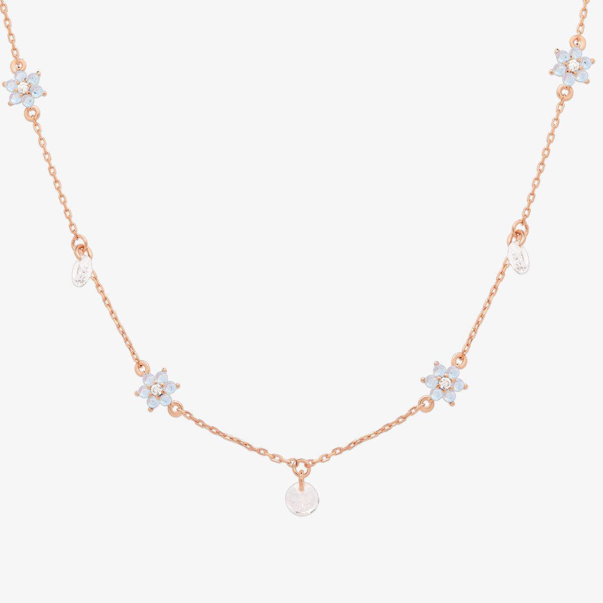 Daisy gemstone necklace