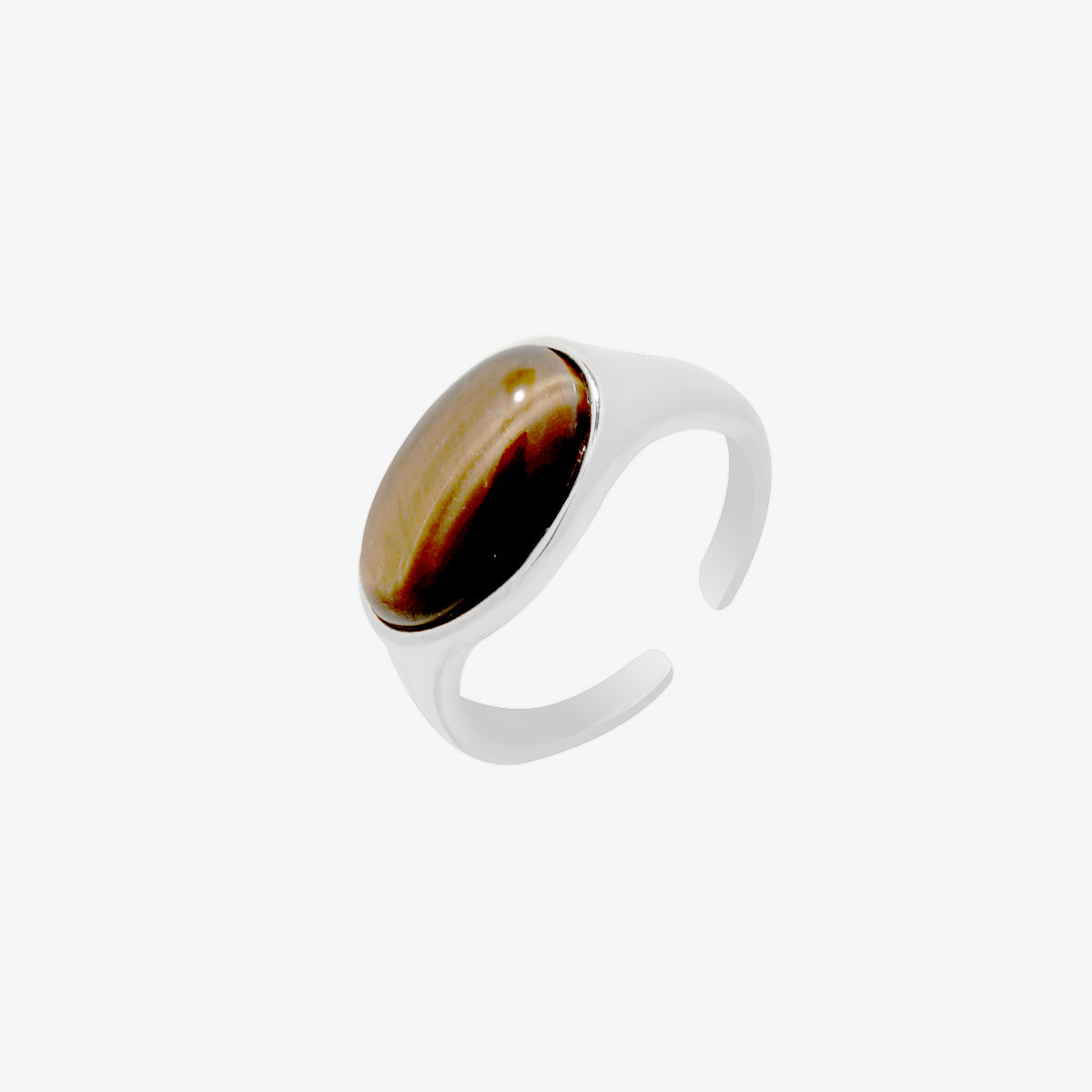 Tiger's eye ring