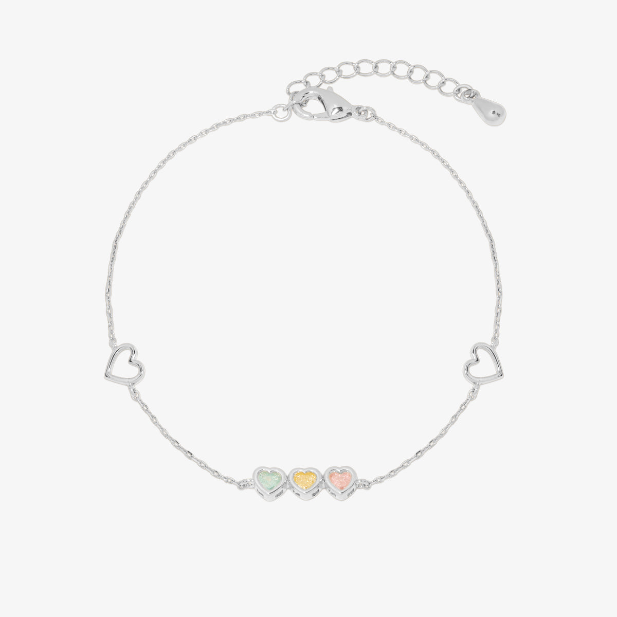 Triple heart bracelet