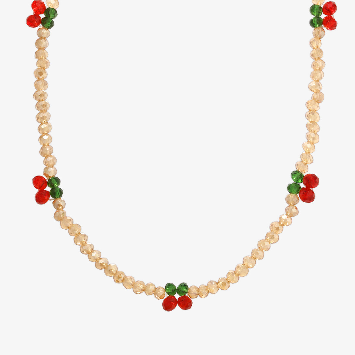 Cherry beads necklace