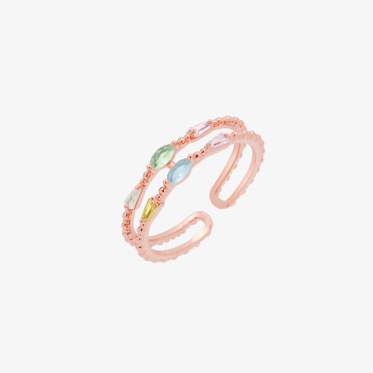 Pastel Layered Ring