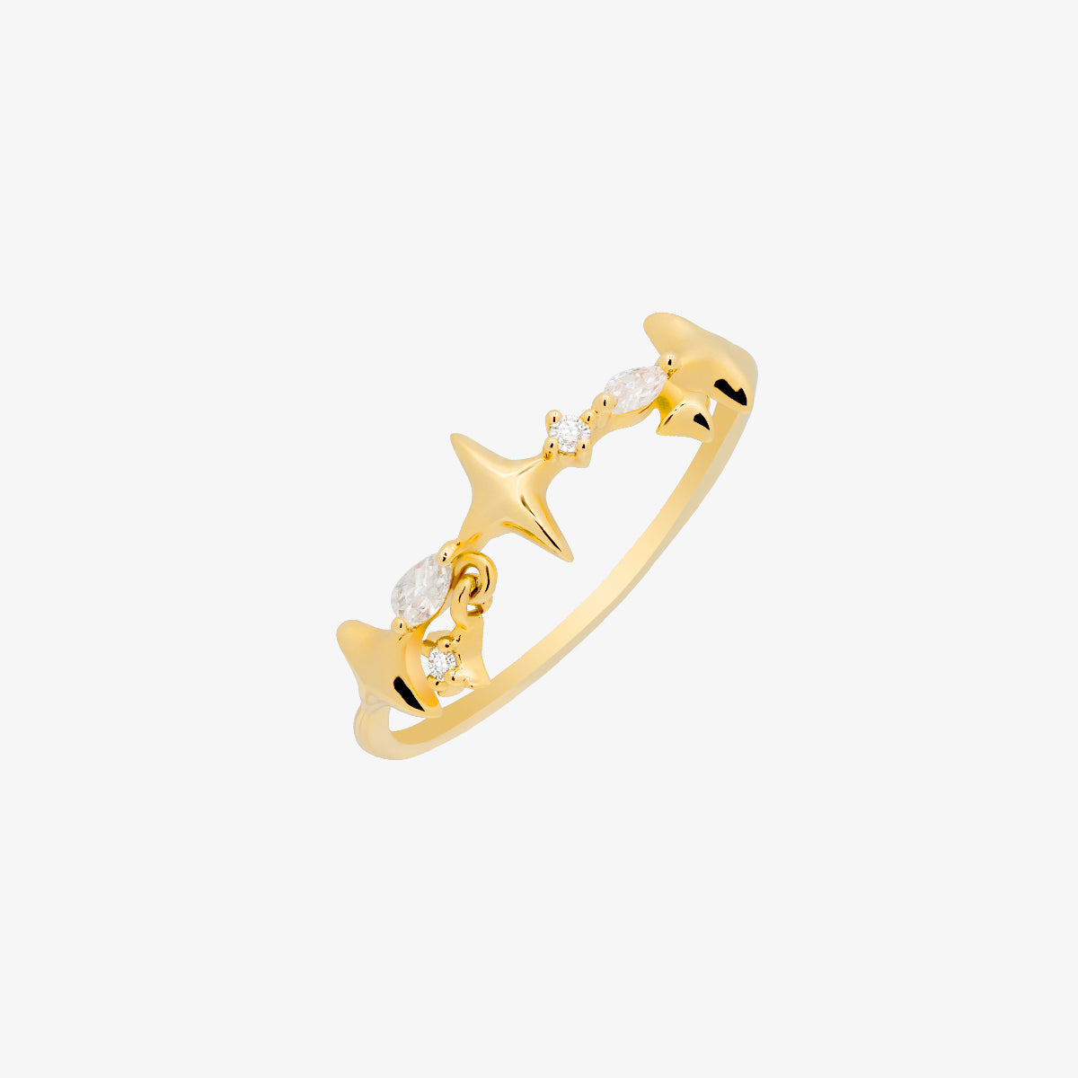 Star crown ring