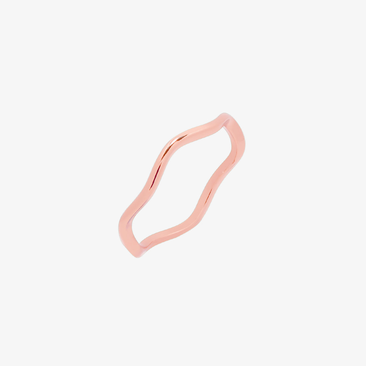 Plane Wavy Ring featuring a modern wave design, expertly crafted for durability and style—perfect for adding a sleek, contemporary touch to any outfit.